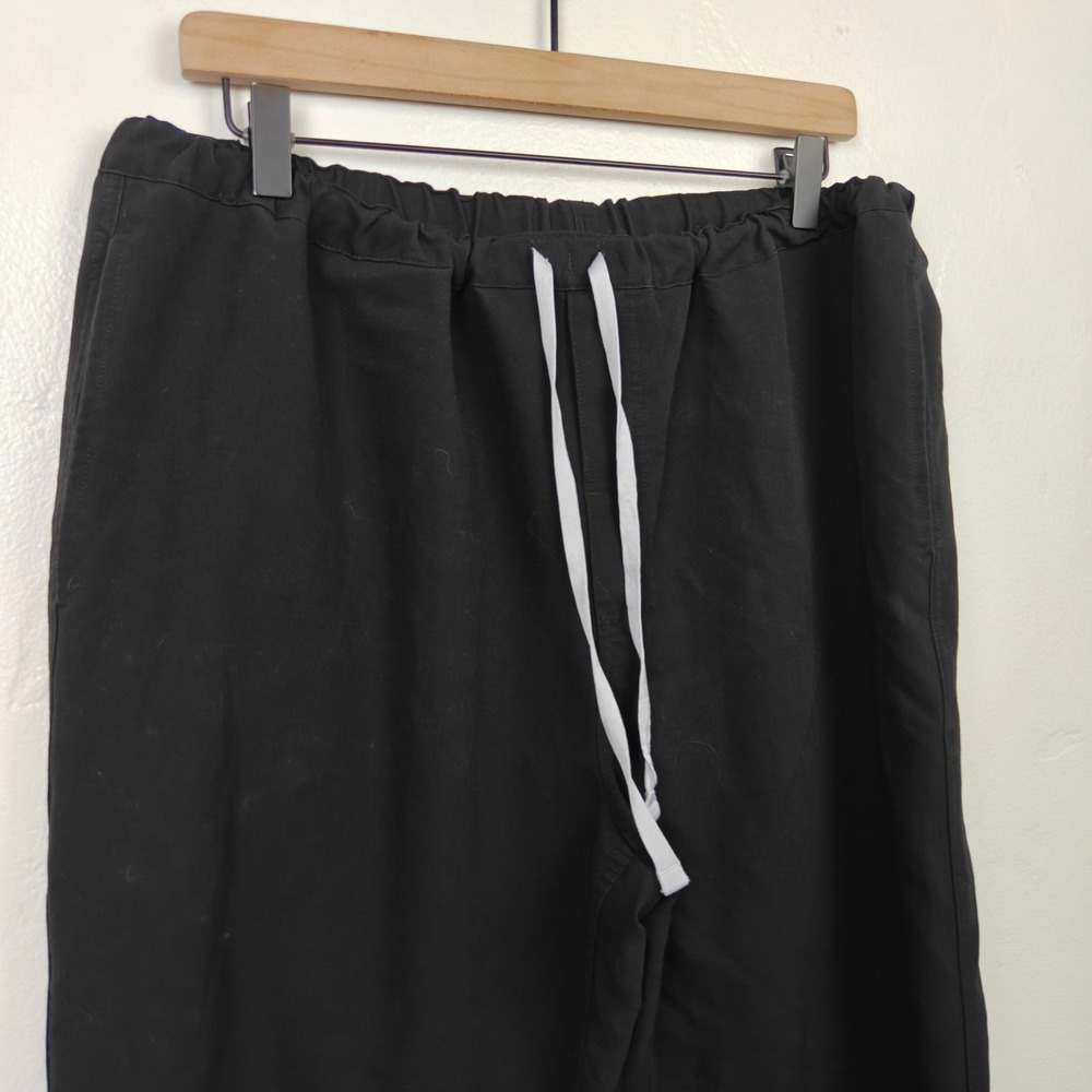 FIGS Mens Pisco Pant XL Black Technical Collection Drawstring Scrub Straight Leg - Picture 3 of 8